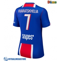 Fotballdrakt Dame Paris Saint-Germain Khvicha Kvaratskhelia #7 Hjemmedrakt 2026-27 Kortermet